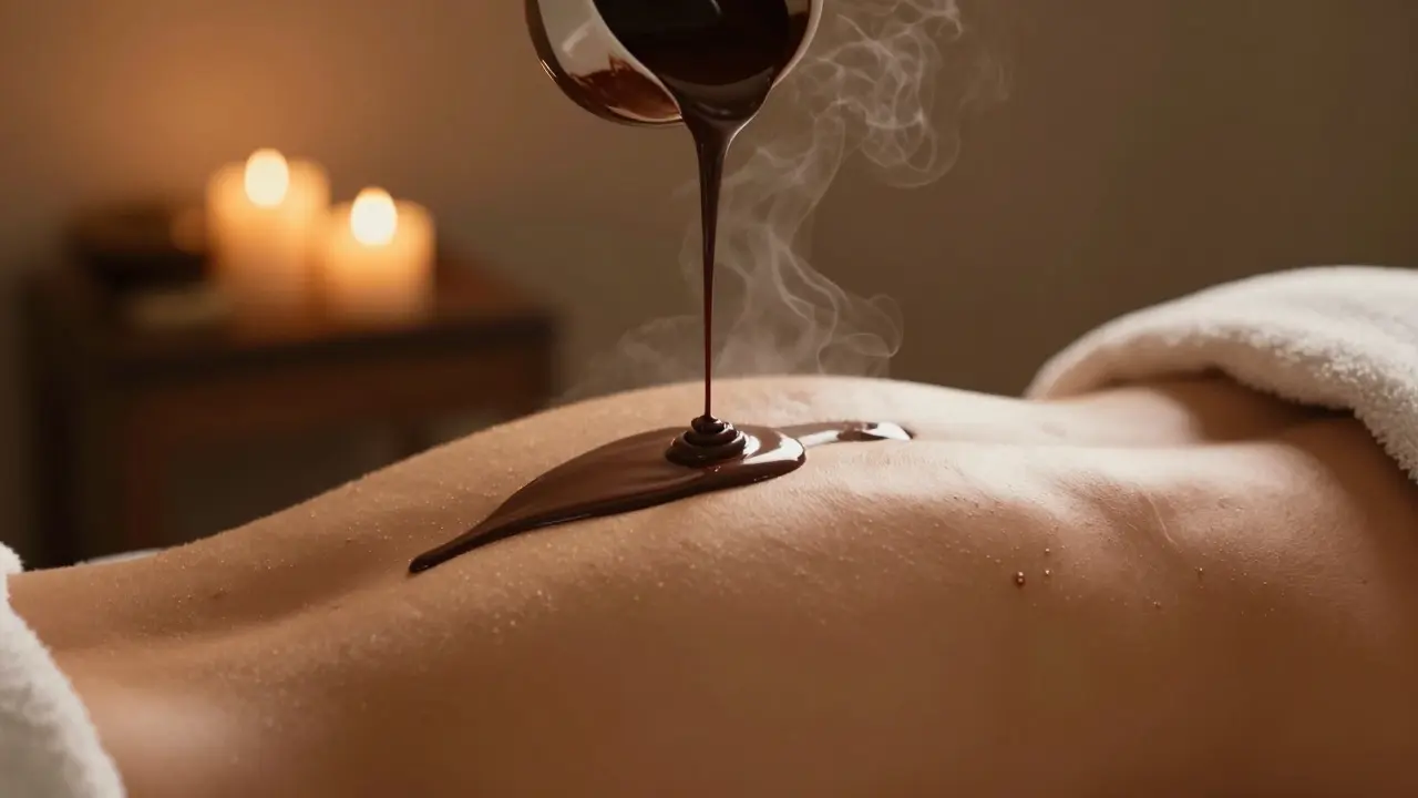 Jak čokoládová masáž zlepšuje kůži, krevní oběh a náladu