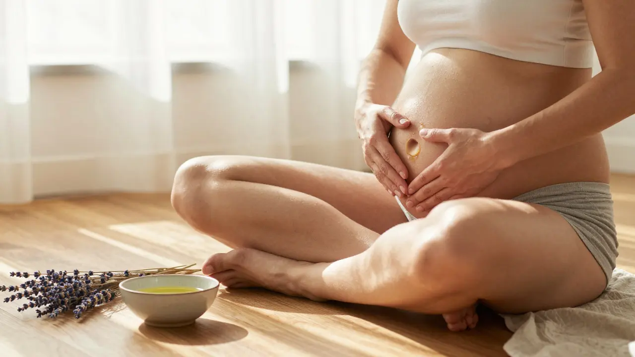 Masáž po porodu: Jak vybrat správný olej pro obnovu pokožky a uvolnění těla